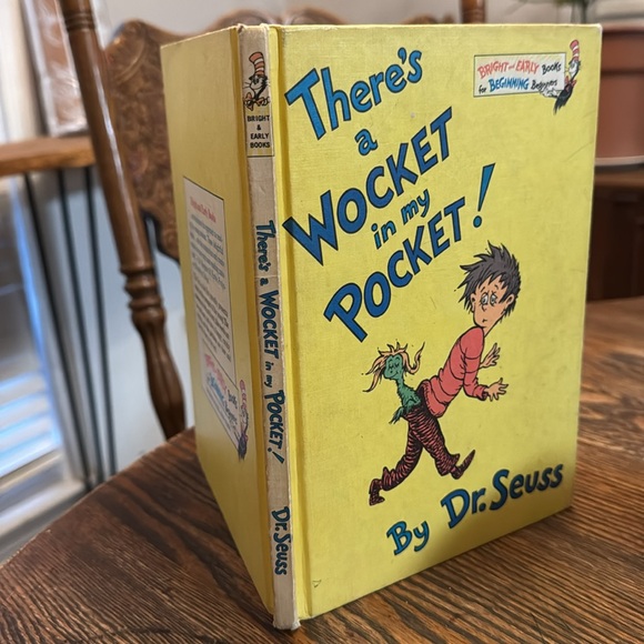 Dr. Seuss “There’s A Wocket In My Pocket” Book, Vintage 1974 - Picture 7 of 7